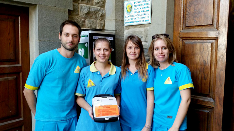Donazioni, contributi e 5 per mille alla Misericordia di Camucia